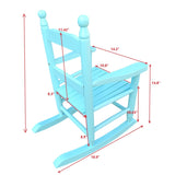 Children's rocking light Light Blue chair- Indoor or Outdoor -Suitable for kids-Durable 91426325