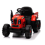 ZUN Ride on Tractor with Trailer,12V Battery Powered Electric Tractor Toy w/Remote Control,electric car W1396124965