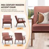 Mid-Century Modern Chair, Living Room Chair with Solid Wood Frame, Accent Chair Extra-Thick W2200P183013