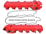 2PCS Red Aluminum Valve Covers Replacement for Ford F-150 F-250 F-350 Explorer Expedition Mustang 32779234