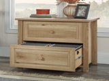 Lateral File with Farmhouse Style, Brown finish B356P354500