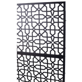 Outdoor & Indoor Privacy Metal Privacy 76" H48" W, Freestanding Decorative Privacy W465P193211