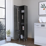 Storage Cabinet Buccan, Laundry, Smokey Oak B092142829
