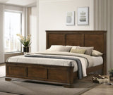 Maderne Traditional 3-Piece Wood Bedroom Set with Queen Size Panel Bed and Two Nightstands T2574P204909