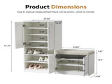 Multi functional Storage Cabinet with Bench & 73 Storage compartment, Adjustable layer board
, W2948P245229