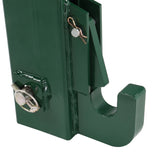 3 Pt Quick Hitch Adapter For Category 1 & 2 W/ Adjustable Bolt Tractor 3000lb,Green 72514488