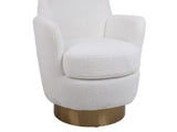 Teddy Swivel Barrel Chair, Swivel Accent Chairs Armchair for Living Room, Reading Chairs for Bedroom W1361116849