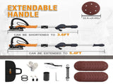 Drywall Sander with Vacuum Dust Collection, 6 Variable Speed Foldable Telescopic Electric Wall 00800268