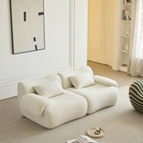Sofa in a Box, Memory Foam 2-Seater Couch, Modern Compression Sofa with Deep Seat, No Assembly W3622P346250