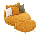 65.00 inches long, Corduroy Sofa Fabric, with three matching pillows and two spacious and W1658P212860