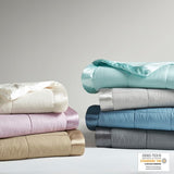 Oversized Down Alternative Blanket with Satin Trim B03598477