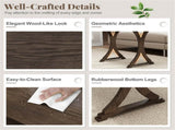 3-Piece Nesting Coffee Table Set, Space-Saving Design with Vintage Wood-Like Finish for Living Room 57988599