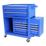 ZUN Rolling Tool Chest with Wheels and 8 Drawers, Detachable Large Tool Cabinet with Lock for Garage, 42379915