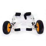 1.5MM Bend Aluminum Alloy Canoeing Trailer Cart Silver 64586546
