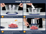 AMZ ban does not process orders on weekends KOIOS Electric Food Processor, 2-Speed Food Chopper Meat 60940593