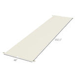 10 x 10ft Gazebo Replacement Canopy, UV Protection Pergola Shade Cover Cream White 93109697