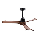 Hot sales 52 Inch Modern Ceiling Fan With 3 Color Dimmable 3 Solide Wood Blades Remote Control W2991P338644