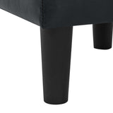 PU Leather Barrel Chair with Ottoman B343P317238