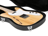 Hard-Shell Electric Guitar Case Flat Surface Black suit for 01866828