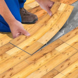 40 Pcs Grain Self-Adhesive Non-Slip Floor Stickers, Durable PVC Peel-And-Stick Waterproof And 06658286