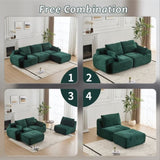 Modern Memory Foam Compressed Sofa,Large Sectional Couches for Living Room,Pet-Friendly Cloud 89136012