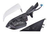 Left Driver Side Mirror Heated Power Fold White Fits for Tesla Model 3 M3 Sedan 2017-2023 ABS 44856285