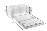 3 Fold Sofa,Convertible Futon Couch sleeper sofabed,Space saving loveseat,Pull Out Couch Bed for W1628118503
