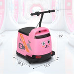 ZUN 12V Kids Ride On Box, Electric Box Car with High-Low Speeds, Variable Speed Throttle, MP3, USB, W2181P162601