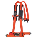 Orange 4 Point 2" Harness Seat Belt for Polaris Can-Am Yamaha Kawasaki A114220OR 48744114