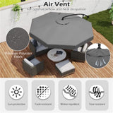 10 Feet Patio Cantilever Umbrella - Gray 86774964
