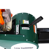Double Flywheel Electric Log Splitter 7-Ton Compact Horizontal Gas Log Splitter with Auto Return W46542961