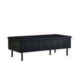 Lift-Top Coffee Table with 2 Drawers, Modern Space Saving Center Table with Foldable Top, 09928570