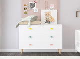 Kids 3 Drawer Dresser, Baby Nightstand for Bedroom, Storage Cabinet for Toddler Child for Living 81589726