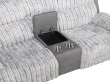 Bruni Grey Console Reclining Loveseat B201P299731