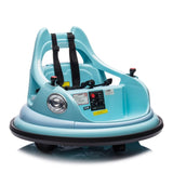 ZUN 12V ride on bumper car for kids,electric car for kids,1.5-5 Years Old,W/Remote Control, LED Lights, W1396132725