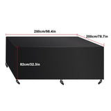 420D Outdoor Patio Table Covers Waterproof for for Furniture Set , Rain 11511949