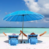 Foldable Beach Lounger, Lightweight Beach Mat Lounge Chair with Breathable Mesh Back, Cooler Pocket 50286081