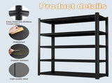 83.86" Steel Storage Shelves, Heavy Duty 5-Layer Adjustable Rack, Waterproof & Moistureproof Garage T3625P497813