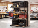 5-Tier Heavy Duty Black Garage Shelving Unit, 72" H x 36" W x 18" D 2200 LBS Load Capacity Boltless 34683830