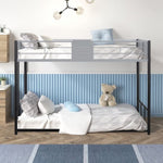 ZUN Metal Twin over Twin Bunk Bed with Vent Board/ Heavy-duty Sturdy Metal/ Noise Reduced/ Safety W427P154977