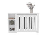 White Radiator Cover with Storage B062P357534