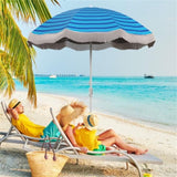 6.5-foot outdoor umbrella, Navy 06342895