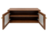 Glass Countertop Storage Cabinet, 2-Tier Spice Rack Organizer for Kitchen, Coffee Bar Accessories W331P533249