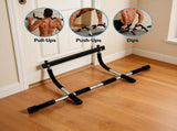 No Drilling Doorway Pull Up Bar, Adjustable Heavy Duty Chin Up Bar, Max Load Home Gym Fitness 92208602