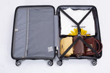Hardshell Suitcase Double Spinner Wheels PP Luggage Sets Lightweight Durable Suitcase with TSA W284112584