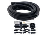 Baffled Motor Oil Catch Can 750ML 10AN Port w/ 10ft Hose Fuel Line Fittings Kit 85000655