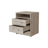Philadelphia Nightstand, Two Drawers, Concealed Shelf B128P148785