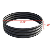 47.24*11.4" Tall Round Raised Garedn Bed,Metal Raised Beds for Vegetables, Outdoor Garden Raised 55087693