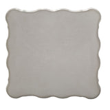 Bone White End Table with Claw Leg B062P209074