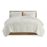 King/Cal King Shaggy Long Fur Comforter Mini Set B03595904